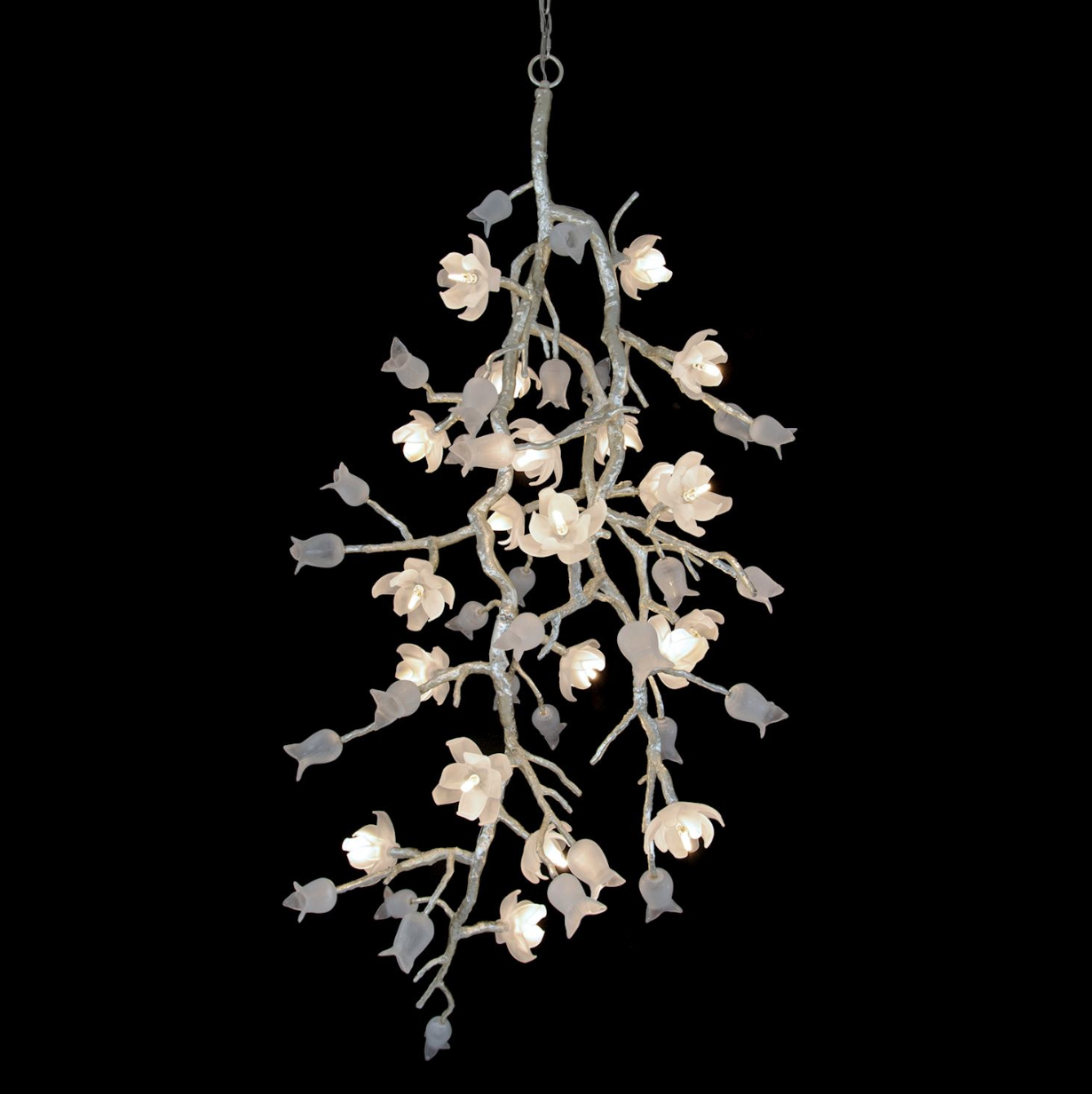 Ziyi Large Chandelier – Elegant Eight-Light Design with Linen
